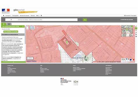 Foncier, cadastre et urbanisme - Territoires et transports - Géoportail