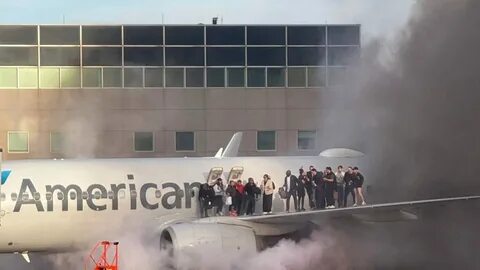 Passenger plane catches fire at South Korean airport. All 176 people on board are evacuated - Yahoo