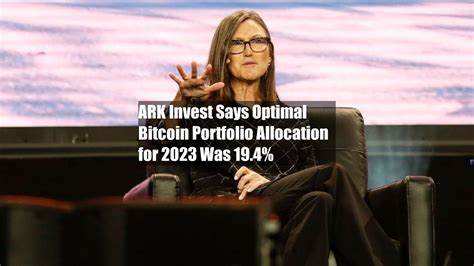 ARK Invest Says Optimal Bitcoin Portfolio Allocation for 2023 Was 19.4% - CoinDesk