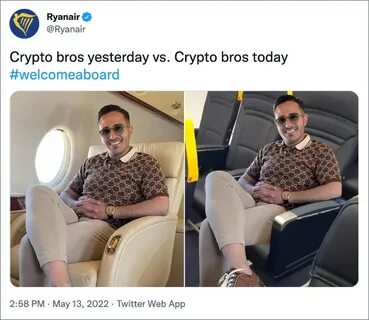 Welcome aboard! Ryanair trolls 'Crypto bro' Elon Musk after markets go into freefall - Express