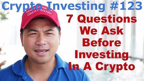 Seven Questions To Ask Before Investing In Cryptocurrency