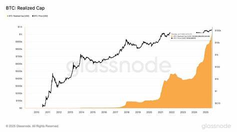 Bitcoin’s realized cap surpassed $1 trillion as price hit new ATH above $123k