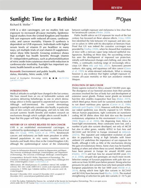 Sunlight: Time for a Rethink?