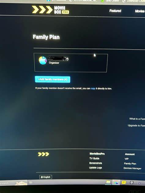 Family Plan Available Now - MovieBoxPro