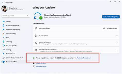 Windows Update ist jetzt co2-fähig - Microsoft-Support