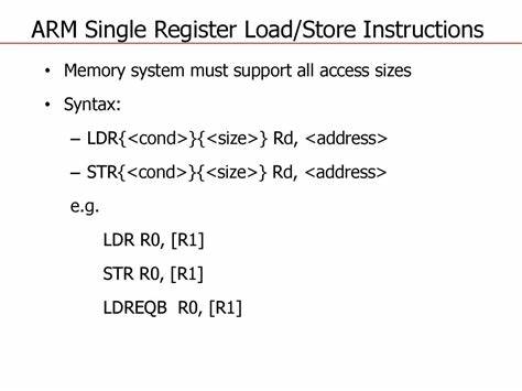 ARM64 LDR (load register) and STR (store register) instructions
