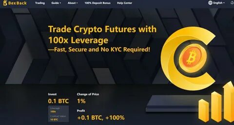 BexBack Launches Double Deposit Bonus, $50 Welcome Bonus and 100x Leverage Crypto Trading – No KYC - GlobeNewswire