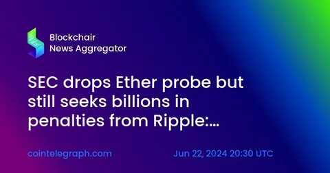 Ripple says SEC lawsuit ‘over,’ Trump at DAS, and more: Hodler’s Digest, March 16 – 22 - Cointelegraph