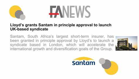 Santam gets in principle nod for Lloyd’s syndicate