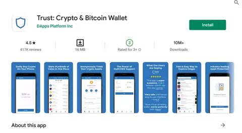 Trust: Crypto & Bitcoin Wallet by DApps Platform Software Services Ltd. - AppAdvice