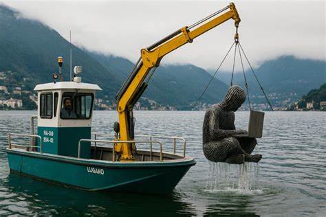  Iconic Satoshi Nakamoto statue recovered by Lugano municipality 