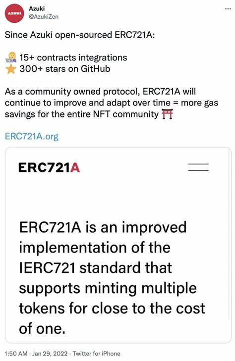 Azuki NFT Decide to Open Source Their Smart Contract Standard, ERC721A - NFTevening.com