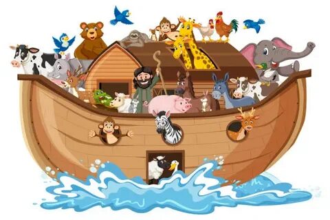 Noahs Ark Flood stock illustrations