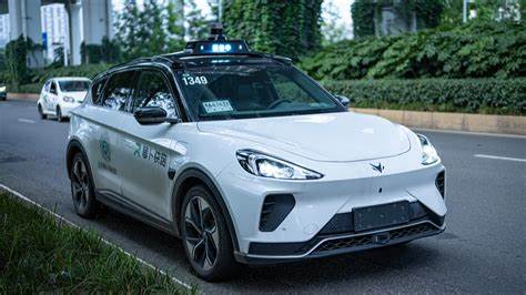 Robotaxis ride experience in Wuhan China