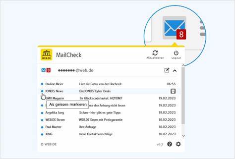 Zugriff auf Ihr WEB.DE Postfach: Ihre Möglichkeiten