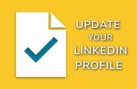 Create or update your profile on LinkedIn