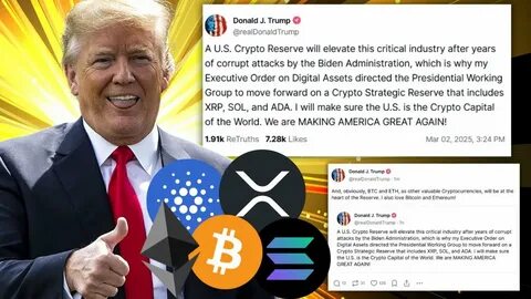 Trump announces strategic crypto reserve including bitcoin, Solana, XRP and more - NBC Philadelphia