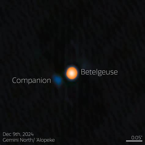 Gemini North telescope discovers long-predicted stellar companion of Betelgeuse