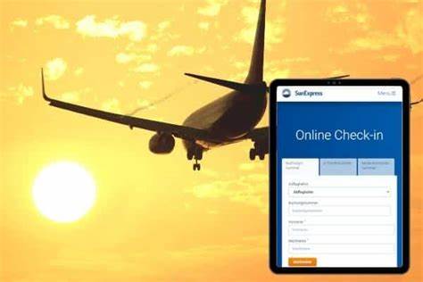 SunExpress - check-in online login