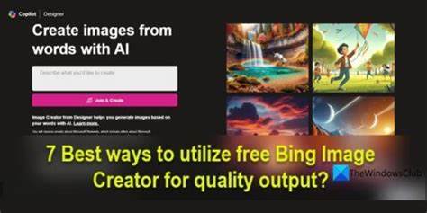 Hogyan lehet hozzáférni és használni a Bing Image Creator -t - Ingyenes 