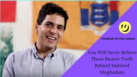 “Bitcoin Is The Truth,” Says Rap Genius Founder Mahbod Moghadam - Observer