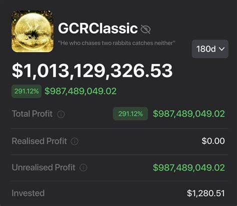 🚨 Meet the Legendary Trader Who Turned $1,000 into Billions: The GCR Phenomenon 🚨 🔥 - Binance