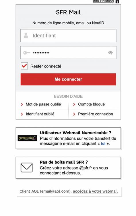 SFR Mail – Retrouvez votre Webmail, boite mail et adresse mail