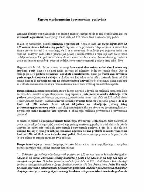 Privremeni i povremeni poslovi - Stručni članak - REC d.o.o