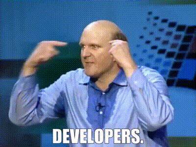 Steve Ballmer at NET Conference going crazy about Developers – 1999 [video]