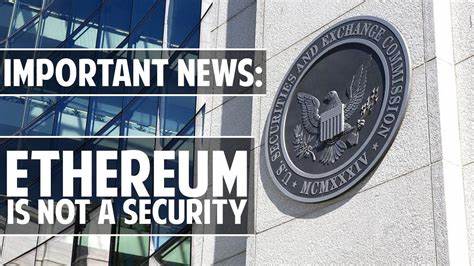 SEC’s Recent Move Raises Questions: Is Ethereum Officially Not a Security