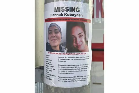 Hannah Kobayashi: Family of missing Hawaii woman holds rally in downtown Los Angeles to call for search volunteers - ABC7 Los Angeles