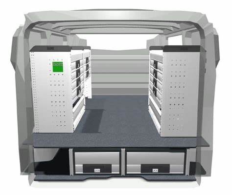 Bedrijfswageninrichting: aluminium en modulair van Bott