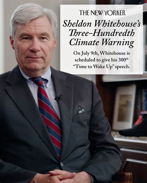 Sheldon Whitehouse's Three-Hundredth Climate Warning