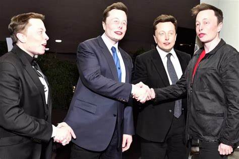 'Elon Musk Gives Himself Another Handshake'