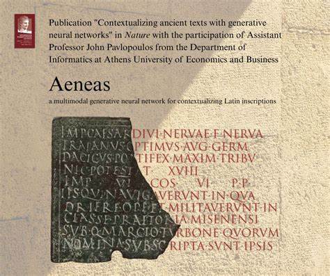 Contextualizing ancient texts with generative neural networks