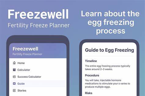 Show HN: Freezewell – A Private Egg Freezing Tracker (Offline App)