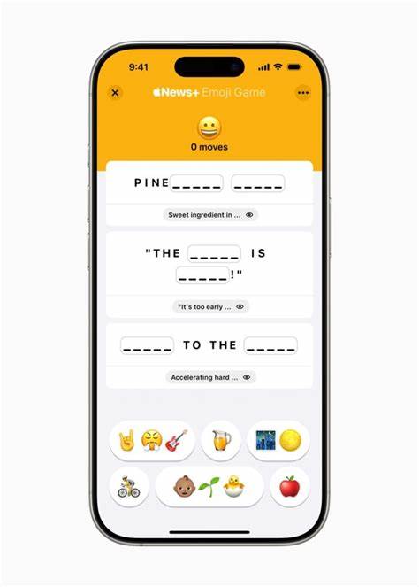 Apple News+ Introduces Emoji Game