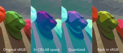 HyAB k-means for color quantization