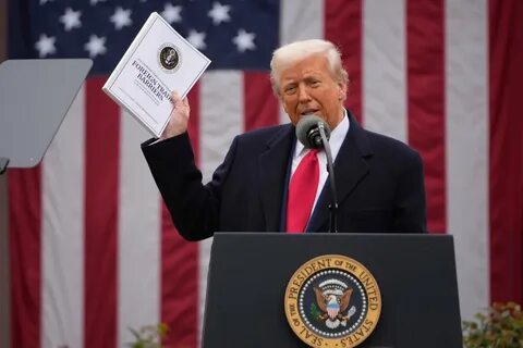 Trump slaps reciprocal tariffs on every nation and sends stock futures into chaos as world reacts: Live updates - Yahoo