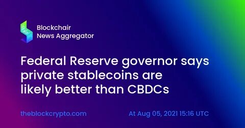 Federal Reserve Governor Says Stablecoins Could Extend US Dollar’s Global Role