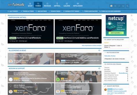Customer sites powered by XenForo