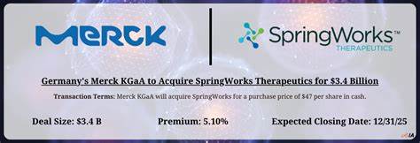 Merck concludes SpringWorks acquisition for $3.4bn