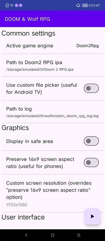Doom and Wolf RPG port available on F-Droid
