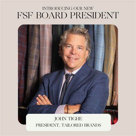 John Tighe Named CEO of Tailored Brands