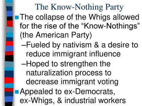 Understanding the Success of the Know-Nothing Party