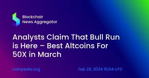 Best Altcoins to Buy for Next Bull Run – These 4 Picks Could 100x - The Tribune India