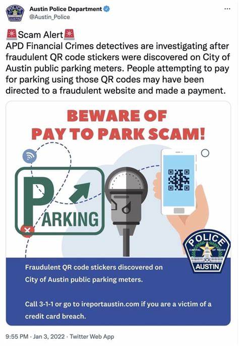 Scammers are putting fake QR codes on parking meters to steal your information