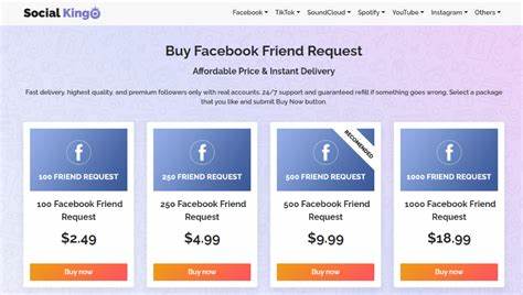 Best Sites to Buy Facebook Friend Requests (Real & Cheap)