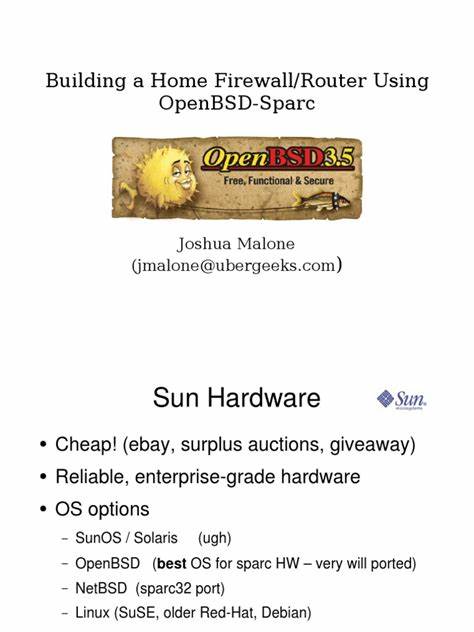 Building a Simple Router with OpenBSD