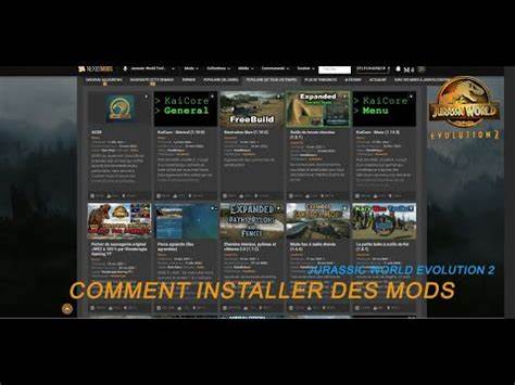 TUTO : Comment INSTALLER des MODS sur Jurassic World Evolution 2